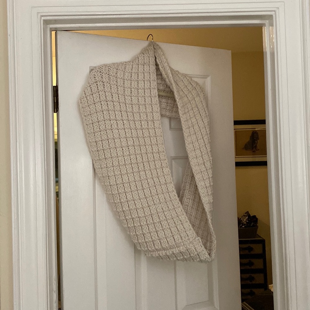 Ivory Infinity Scarf, New